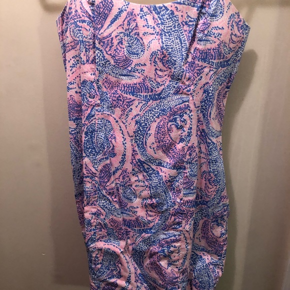 Lilly Pulitzer Shelli Dress in Maybe Gator. Sz 4 - Picture 2 of 3